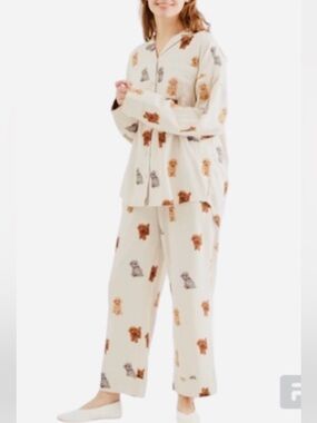 NWOT Gelato P. Pijamas Cream Graphic Set Size OS